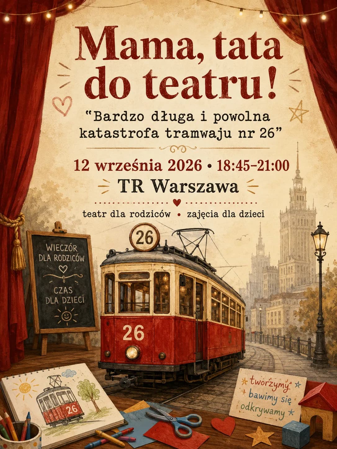 Mama, tata do teatru! - "Bardzo długa i powolna katastrofa tramwaju nr 26"