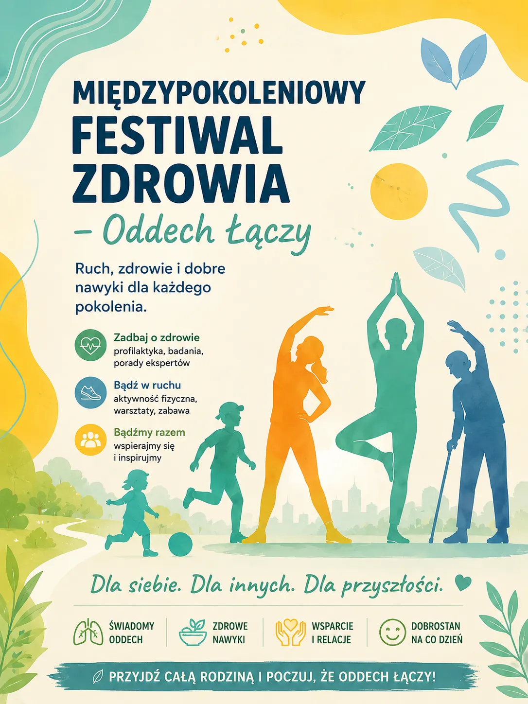 Międzypokoleniowy Festiwal Zdrowia - Oddech Łączy